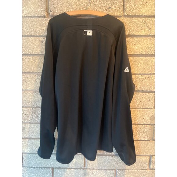 VIntage Majestic MLB Chicago White Sox Long Sleeve Pullover Jersey - Picture 4 of 5